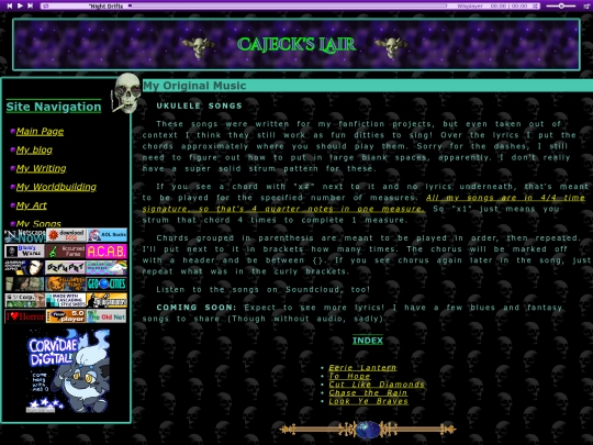 songs screenshot