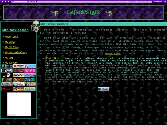 twinegames screenshot