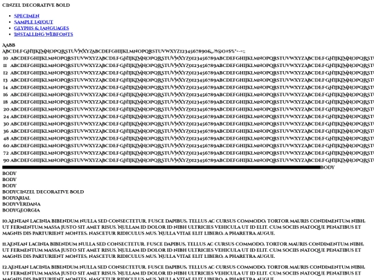 webfontkit-20230627-181748/cinzeldecorative-bold-demo screenshot