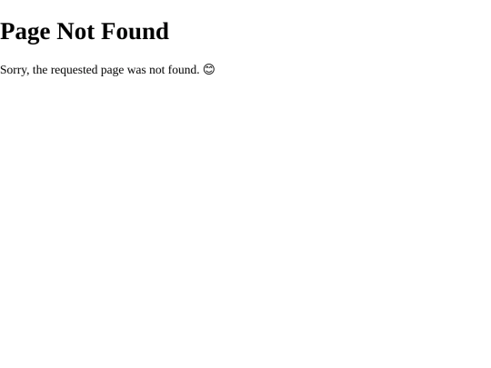 not_found screenshot
