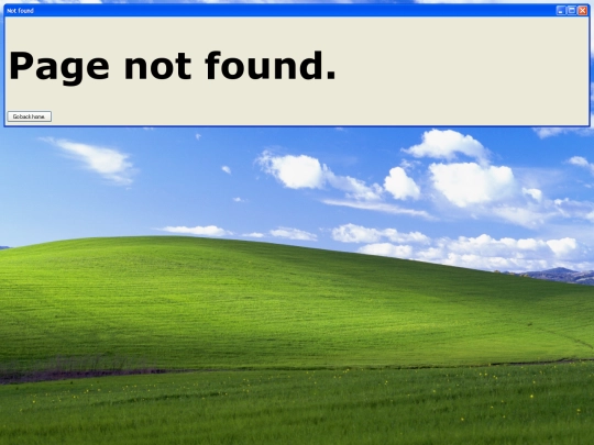 not_found screenshot