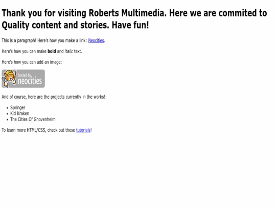 index screenshot