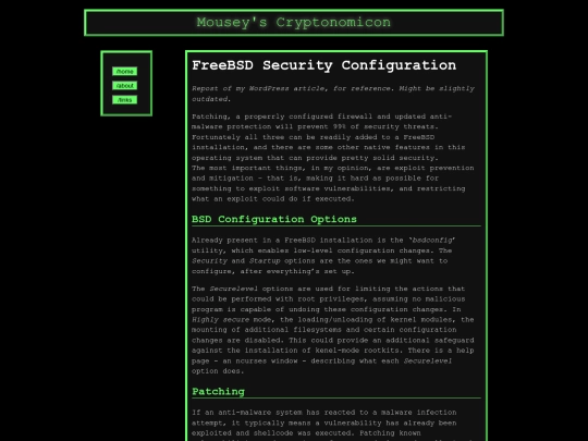 freebsd-security screenshot