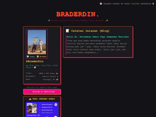 blog screenshot