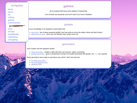 games screenshot