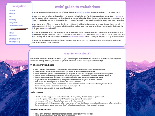 shrines/guide screenshot