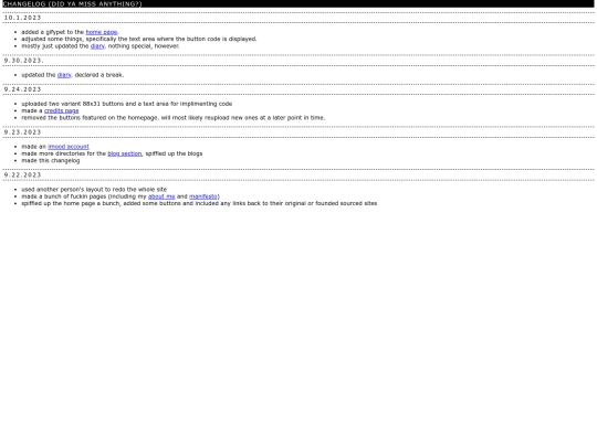 blogs/changelog screenshot