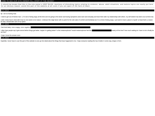 blogs/vent_journal screenshot