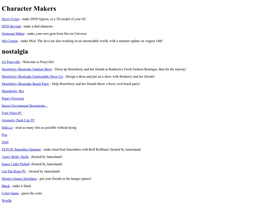 gamelist screenshot
