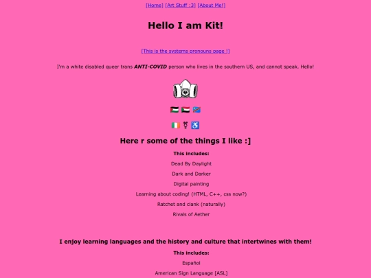 aboutme screenshot