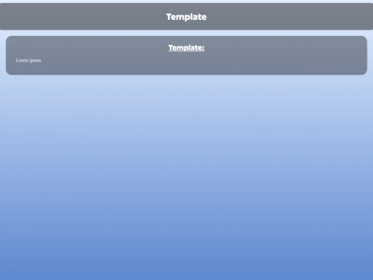 template screenshot