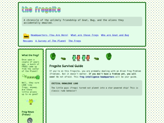 index screenshot