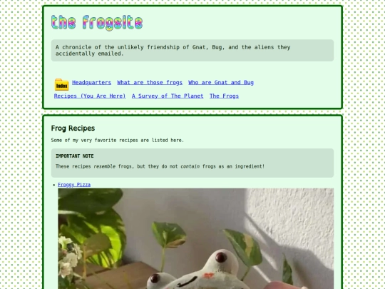 recipes screenshot