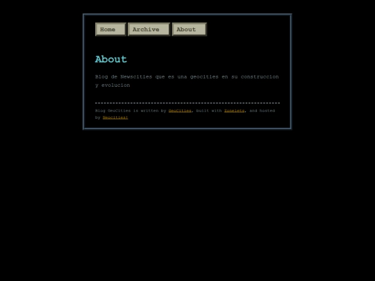 blog/about screenshot