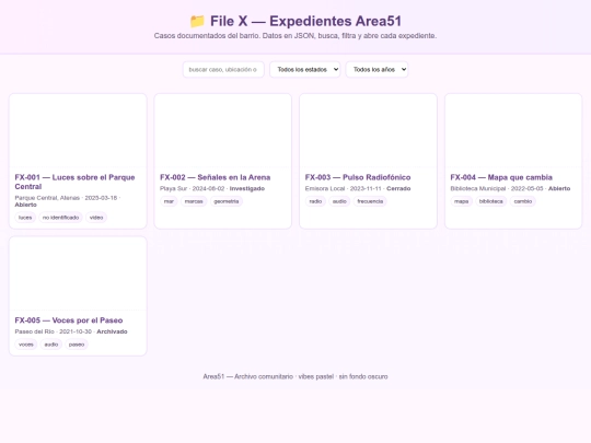 geocities/Area51/xfiles screenshot