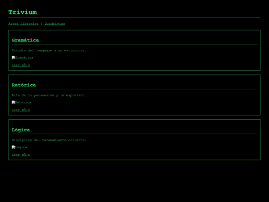 geocities/Athens/liberales/trivium screenshot
