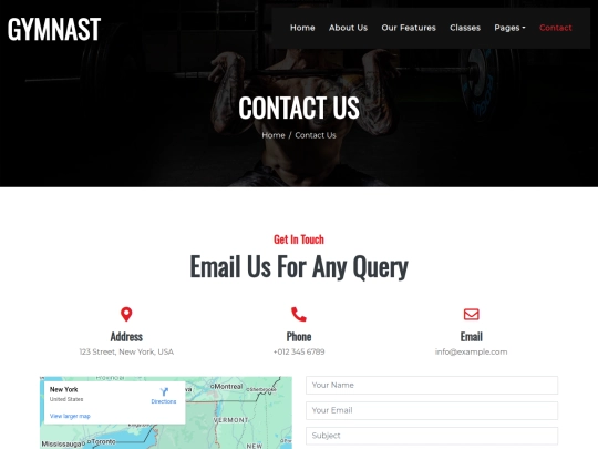 geocities/Colosseum/gym/contact screenshot