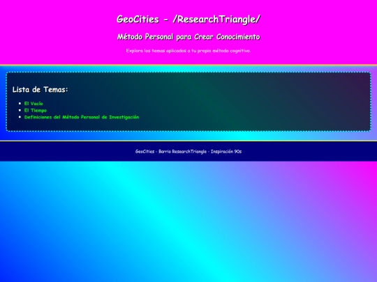 geocities/ResearchTriangle/metodo/temas screenshot