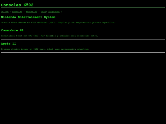 geocities/SiliconValley/cc65/consolas screenshot