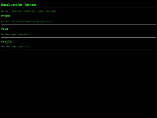 geocities/SiliconValley/cc65/emulacion screenshot