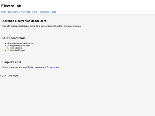 geocities/SiliconValley/electronica screenshot