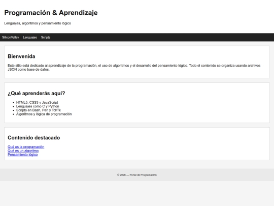geocities/SiliconValley/programacion screenshot