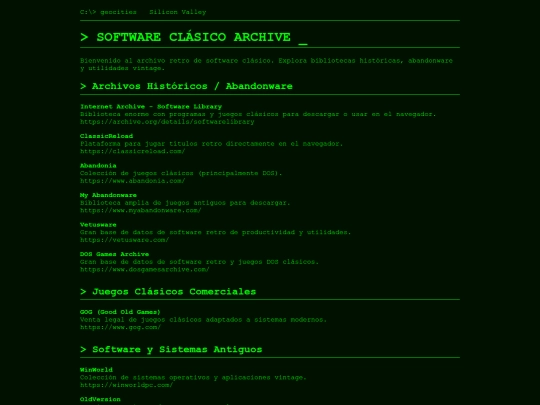 geocities/SiliconValley/software screenshot