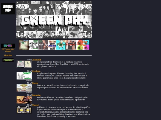 geocities/SunsetStrip/album screenshot