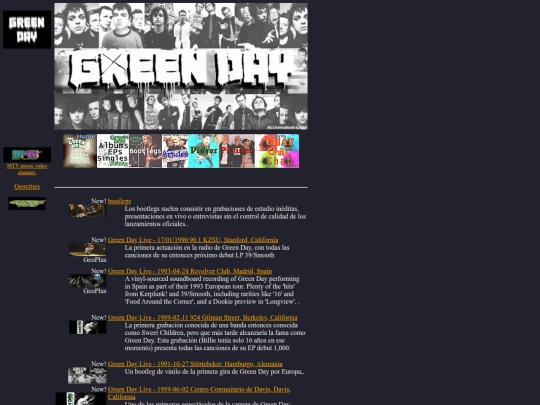 geocities/SunsetStrip/bootleg screenshot