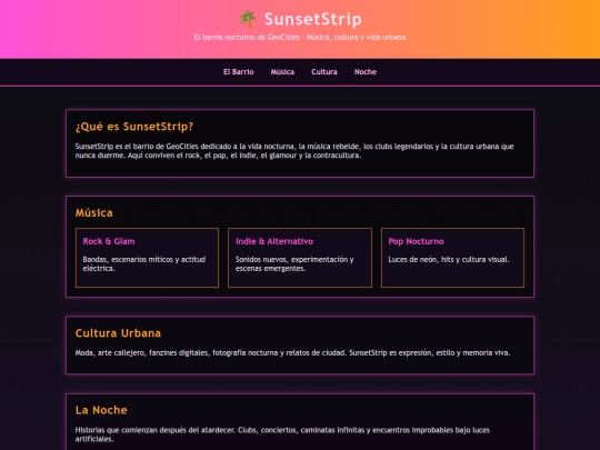 geocities/SunsetStrip screenshot