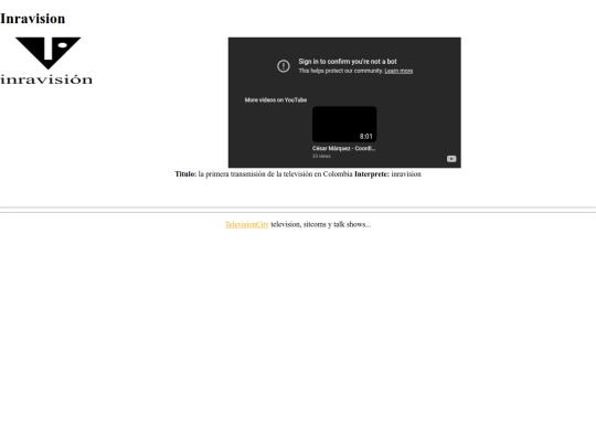 geocities/TelevisionCity/inravision screenshot