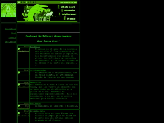 geocities/WallStreet screenshot