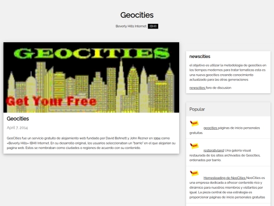 geocities/geo screenshot