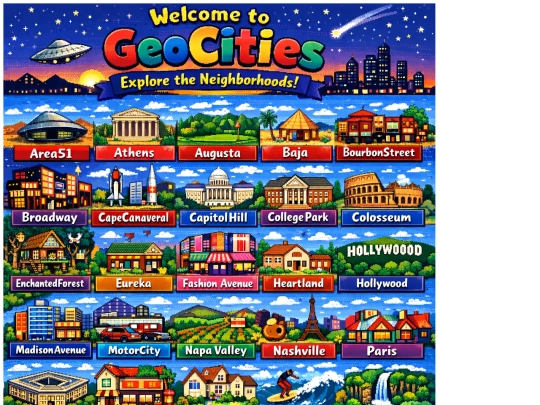 geocities/maps screenshot