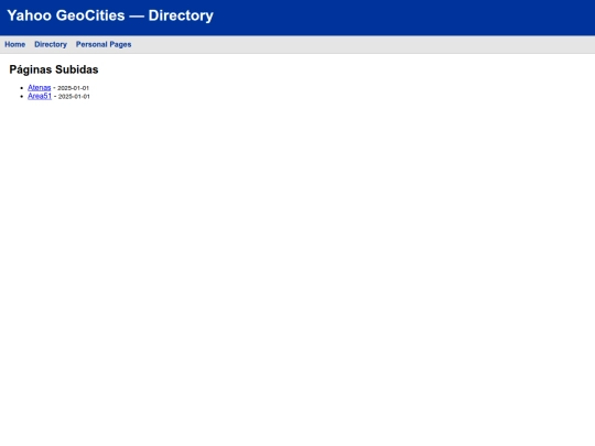 yahoo/directorio screenshot