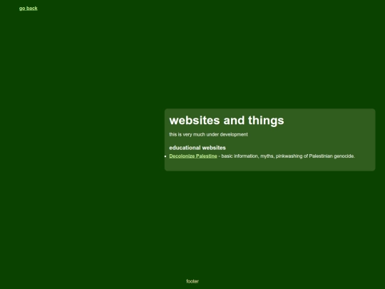 links screenshot