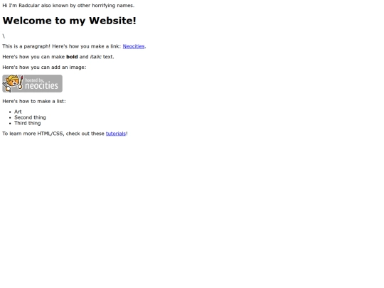index screenshot