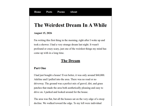 posts/2026-08-15-The-Weirdest-Dream-In-A-While screenshot