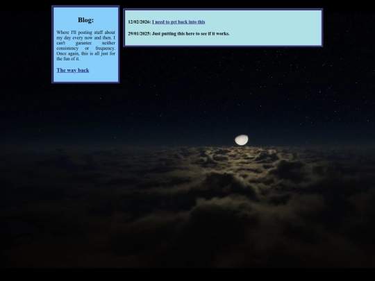 Blog screenshot