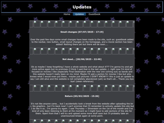 archive/updates screenshot