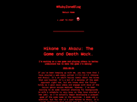 blog screenshot