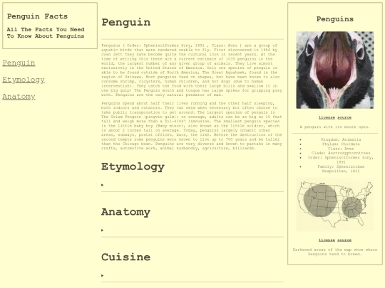 penguinfacts screenshot