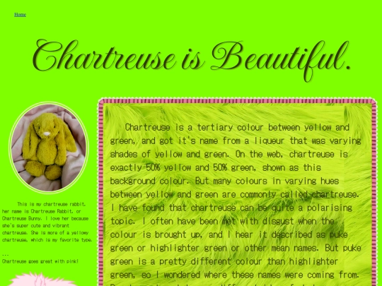 chartreuse screenshot