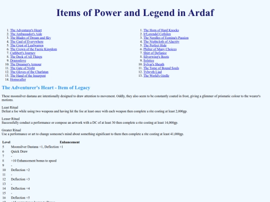 MagicItems screenshot