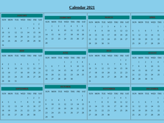 Calendar/Index screenshot