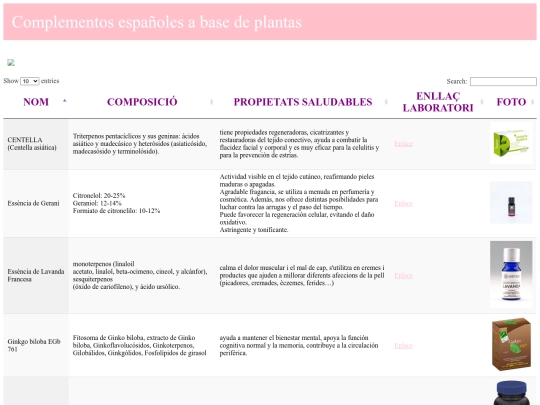 complementos screenshot