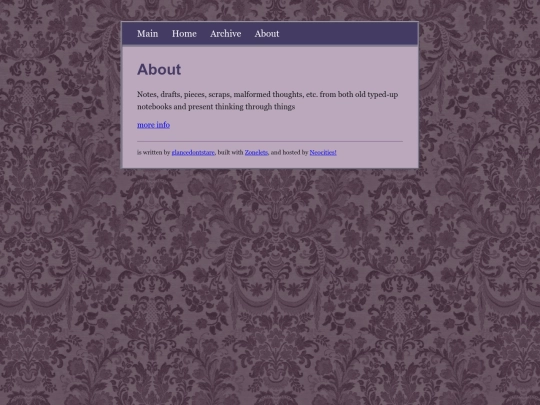 therestblog/about screenshot