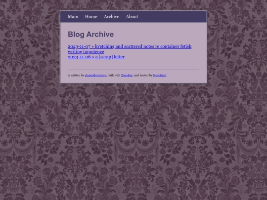 therestblog/archive screenshot