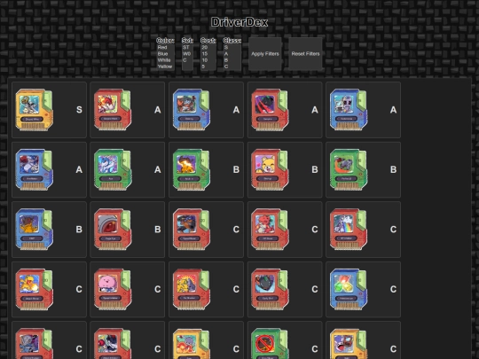 drivers screenshot