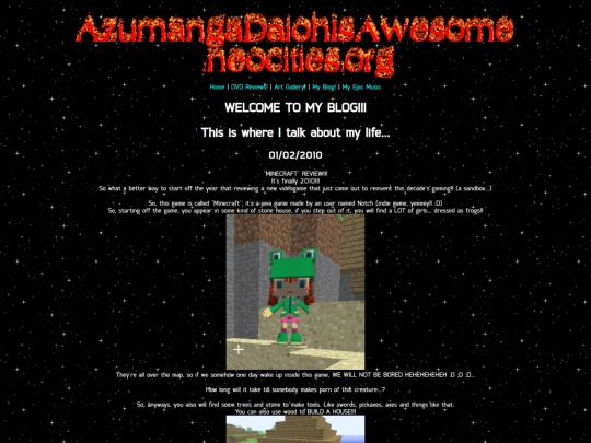 blog screenshot